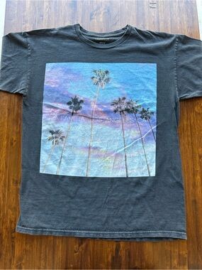 A Familia Los Angeles Black Palm Graphic Tee
